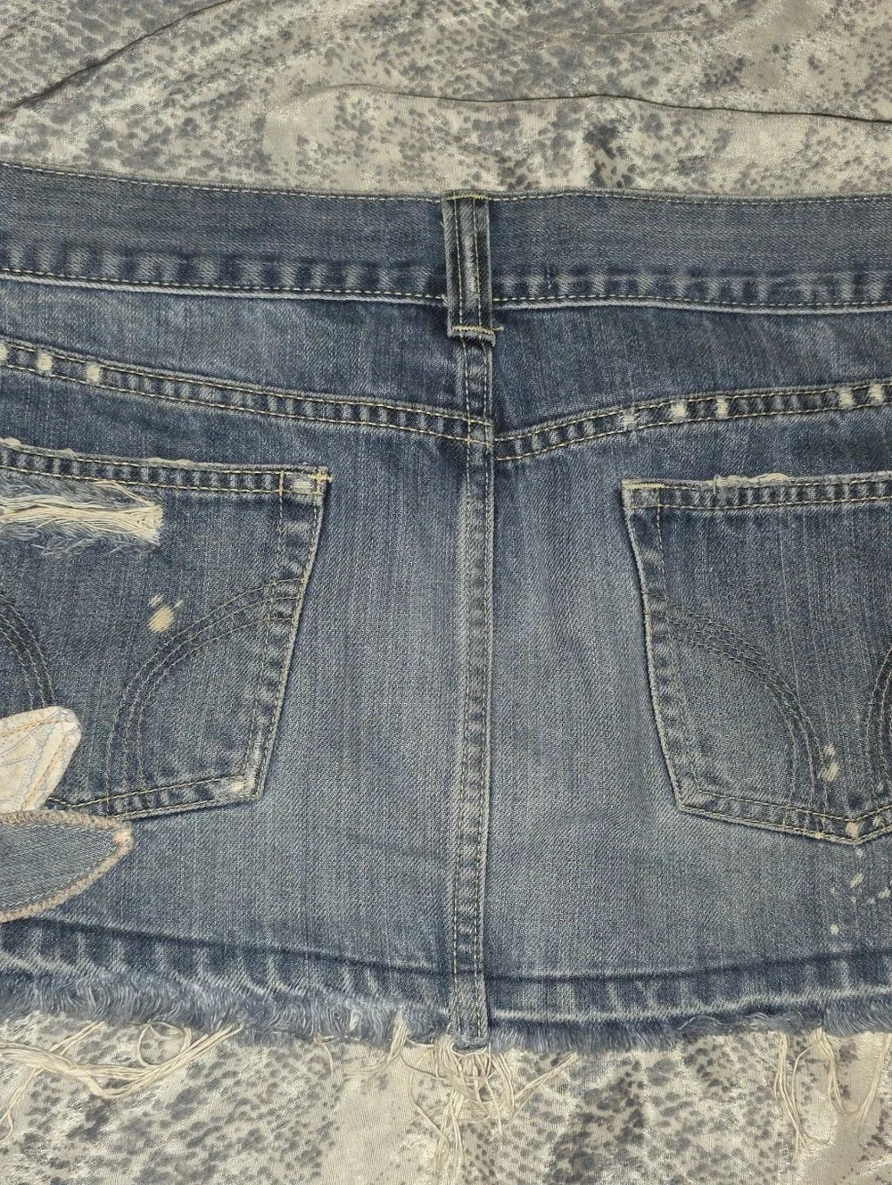 Hollister Blue Denim Skirt - Picture 7 of 8